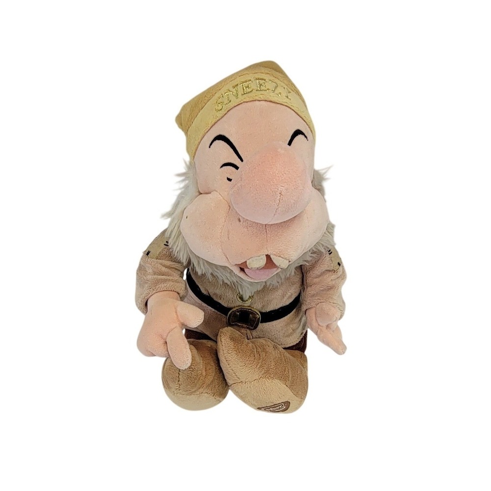 Disney Store Exclusive Sneezy Plush Dwarf Grumpy Seven Dwarfs Toy